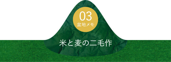 03 盆地メモ 米と麦の二毛作