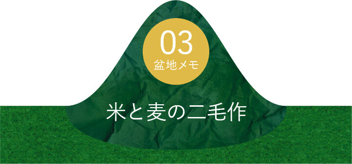 03 盆地メモ 米と麦の二毛作