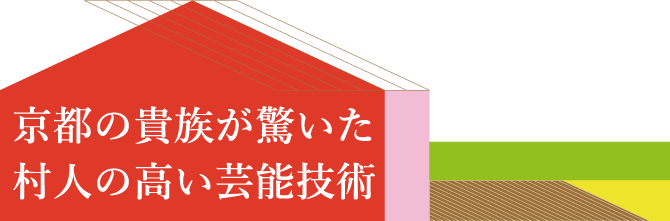 京都の貴族が驚いた村人の高い芸能技術